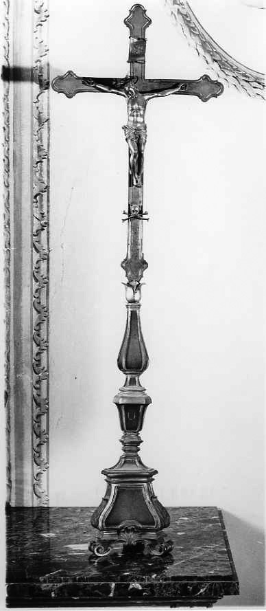 croce d'altare - bottega campana (seconda metà sec. XVIII)