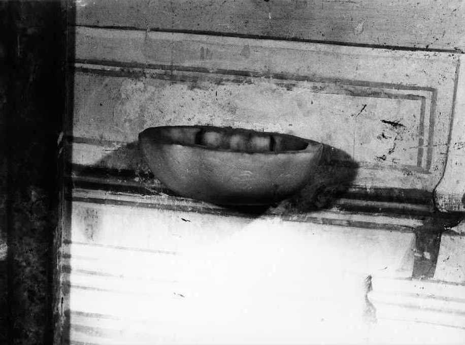 acquasantiera - bottega campana (seconda metà sec. XVIII)