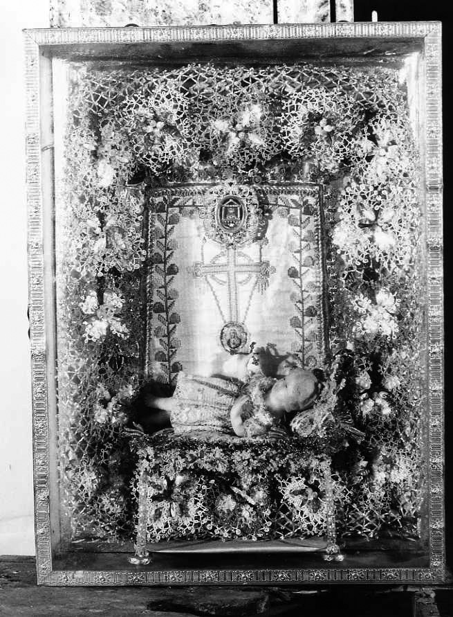 reliquiario a teca - bottega campana (seconda metà sec. XVIII)