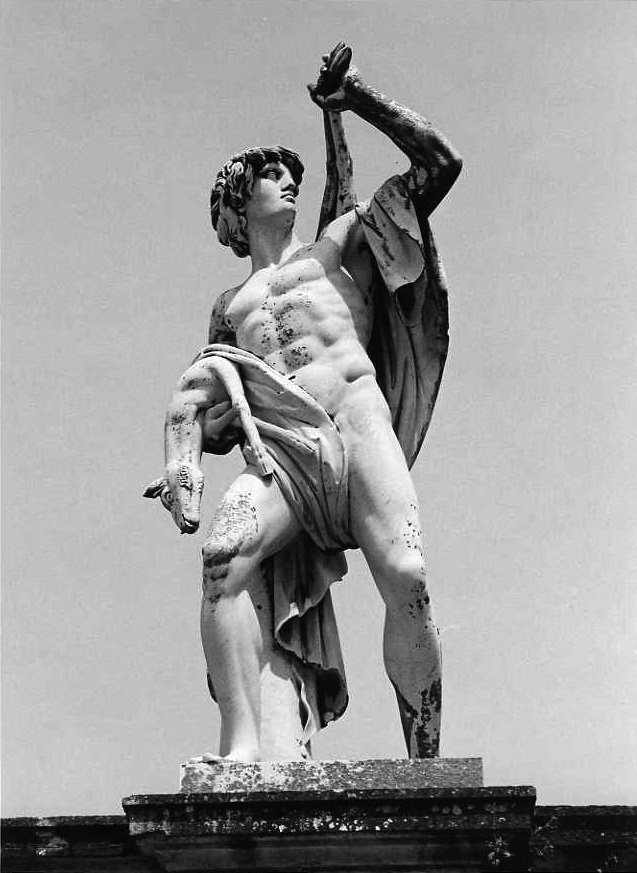 Fauno (statua, elemento d'insieme) di Violani Andrea (sec. XVIII)