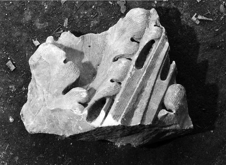 scultura, frammento - bottega campana (sec. XVIII)