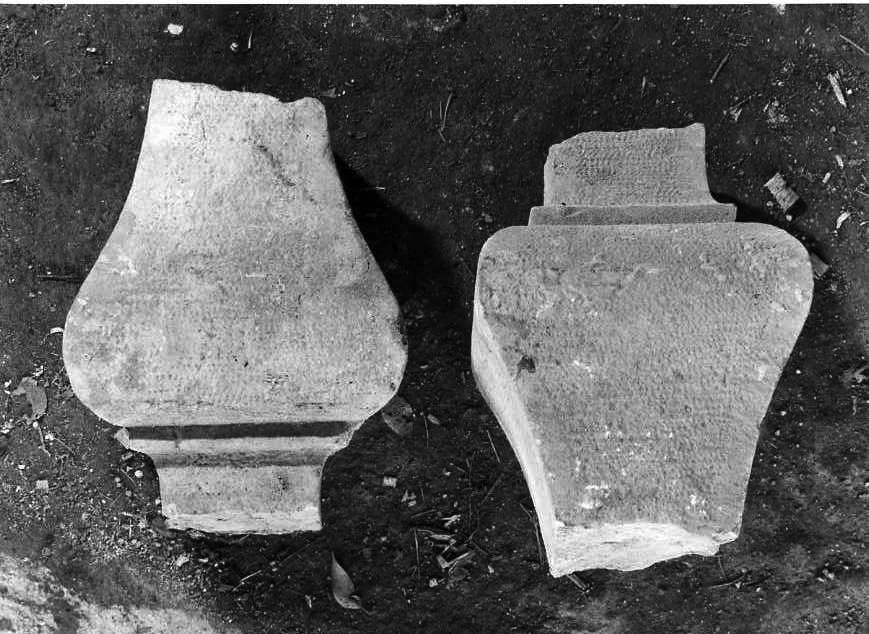 scultura, frammento - bottega campana (sec. XVIII)