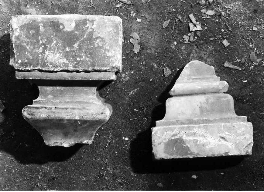 scultura, frammento - bottega campana (sec. XVIII)