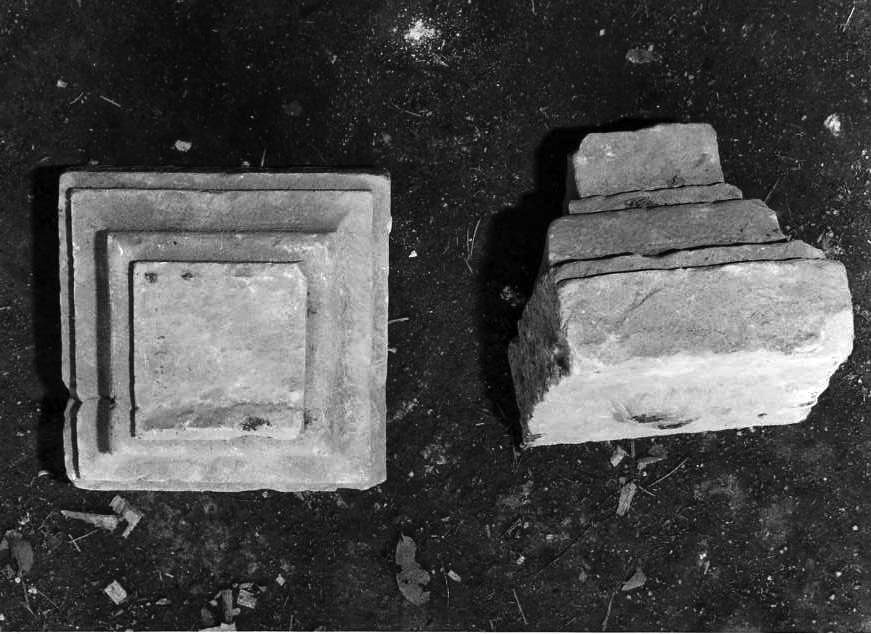 scultura, frammento - bottega campana (sec. XVIII)