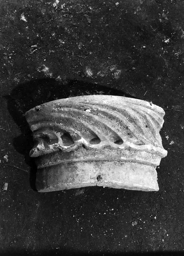 scultura, frammento - bottega campana (sec. XVIII)