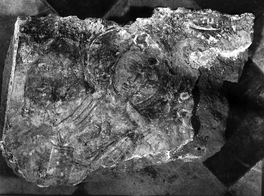 dipinto, elemento d'insieme - ambito campano (sec. X)