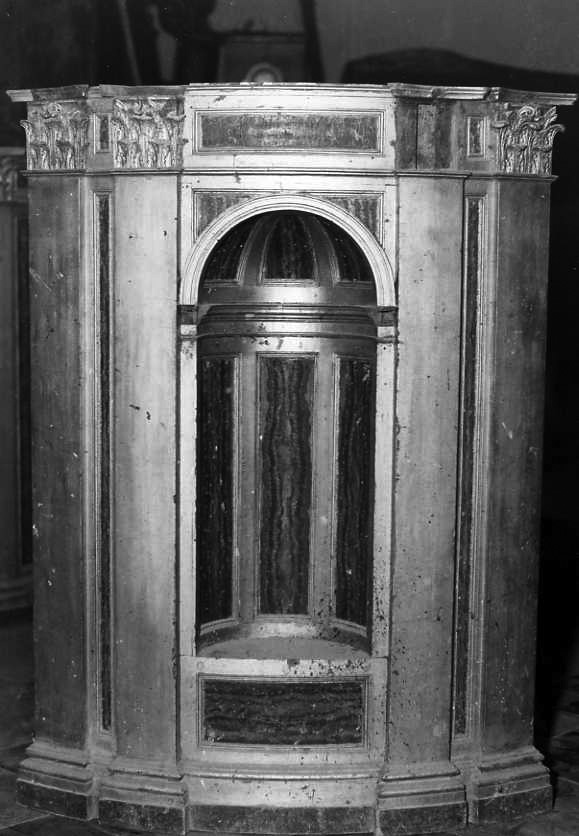 ciborio, frammento di Rosz Antonio (attribuito) (sec. XVIII)