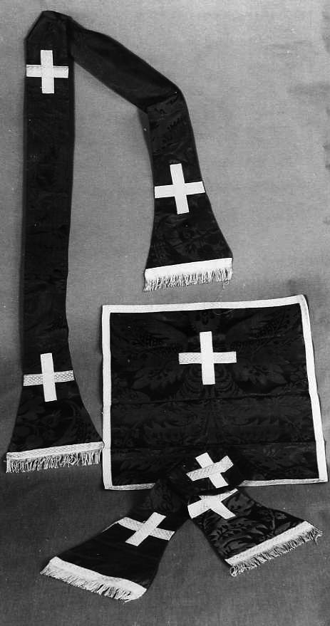 paramento liturgico, insieme - manifattura campana (sec. XIX)