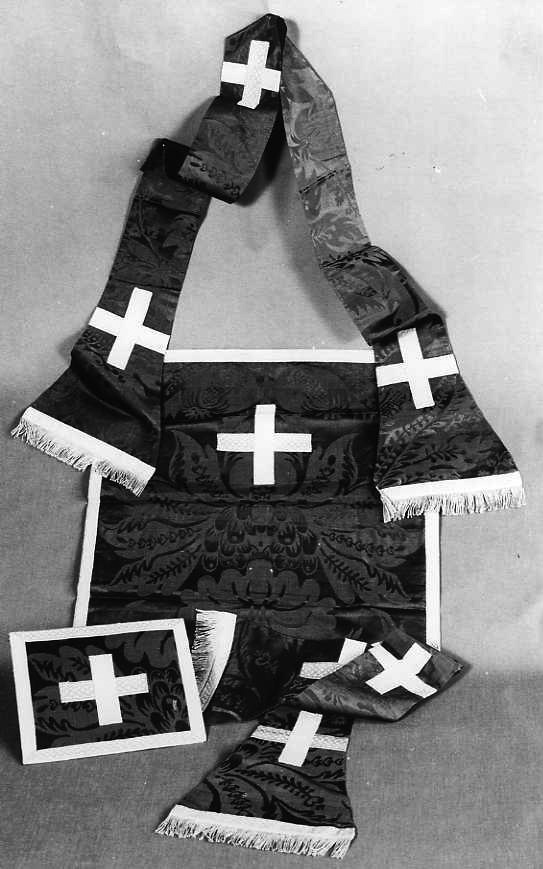 paramento liturgico, insieme - manifattura campana (sec. XIX)