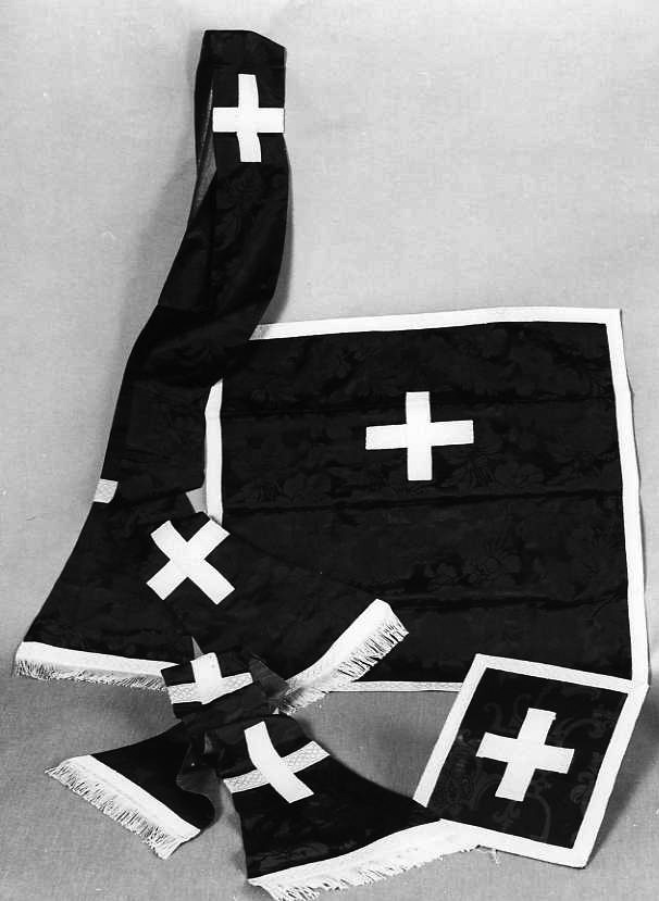 paramento liturgico, insieme - manifattura campana (sec. XIX)