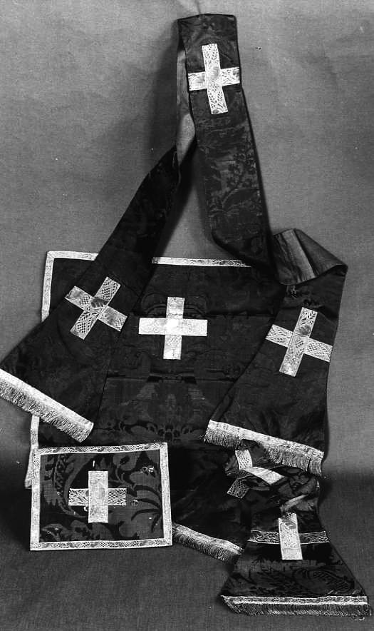 paramento liturgico, insieme - manifattura campana (sec. XIX)