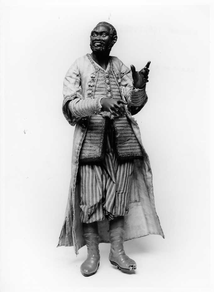 moro (statuetta di presepio) - bottega napoletana (seconda metà sec. XVIII)
