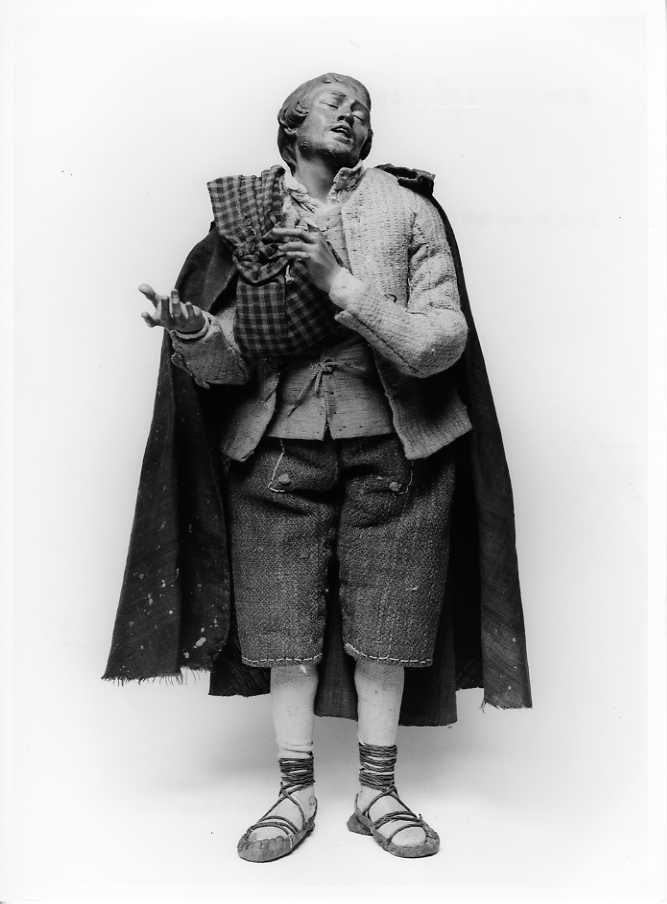 pastore (statuetta di presepio) di Ingaldi Nicola (prima metà sec. XIX)