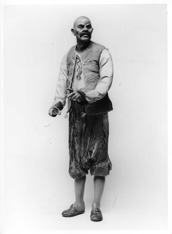 uomo orientale (statuetta di presepio) di Celebrano Camillo (sec. XVIII)