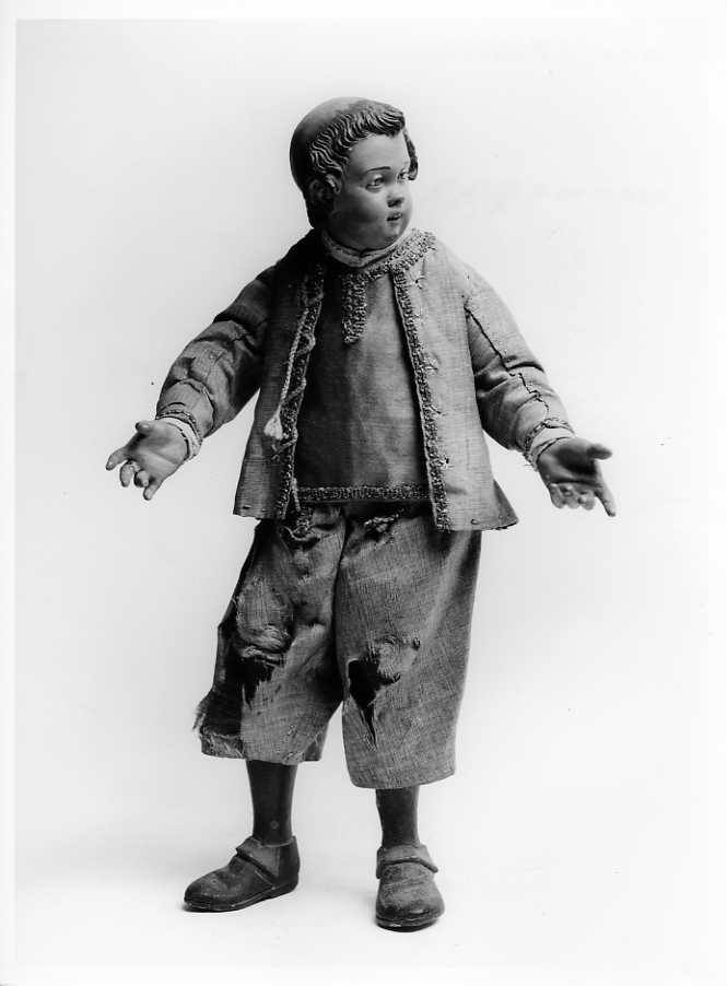 giovane (statuetta di presepio) di Ingaldi Nicola (prima metà sec. XIX)