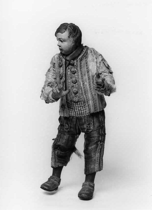 giovane (statuetta di presepio) di Ingaldi Nicola (prima metà sec. XIX)