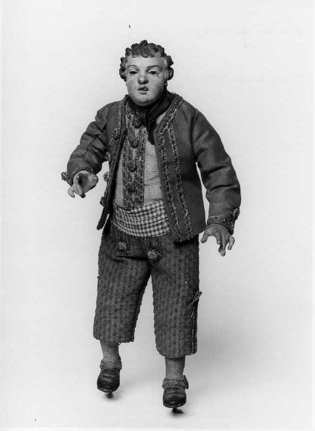 giovane (statuetta di presepio) di Ingaldi Nicola (prima metà sec. XIX)