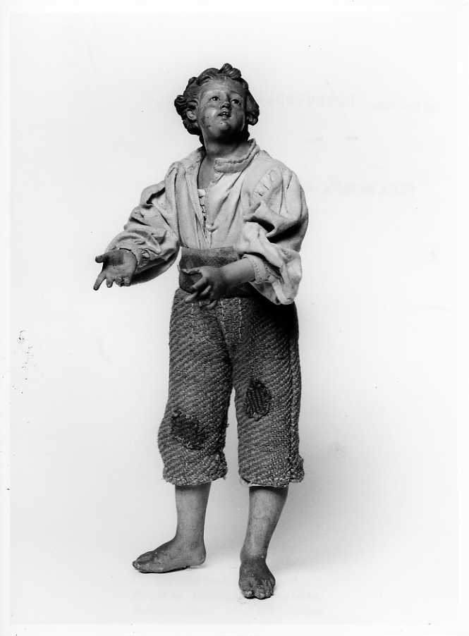 giovane (statuetta di presepio) di Mosca Lorenzo (seconda metà sec. XVIII)