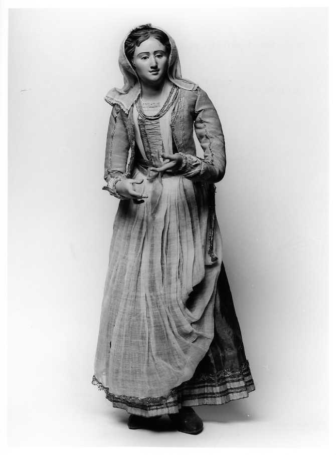 donna (statuetta di presepio) - bottega napoletana (sec. XIX)