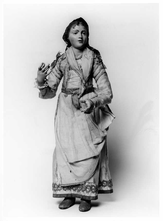 donna (statuetta di presepio) - bottega napoletana (sec. XIX)