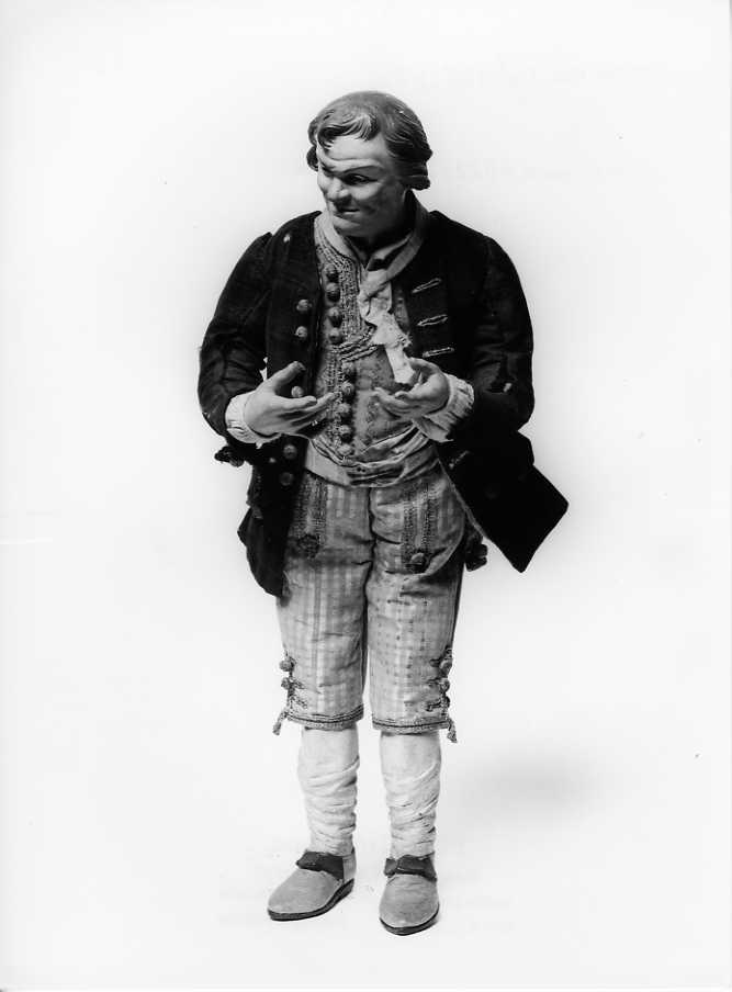 pastore (statuetta di presepio) di Celebrano Camillo (bottega) (prima metà sec. XIX)