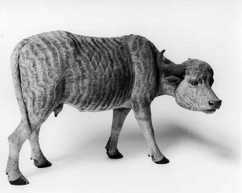 bufalo (statuetta di presepio) di Gallo Francesco (seconda metà sec. XVIII)