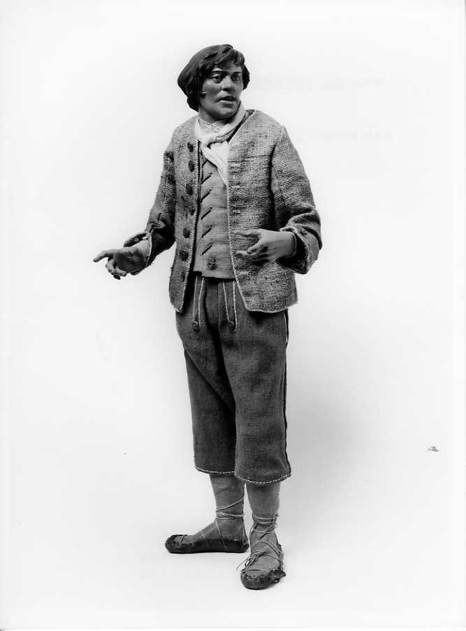 pastore (statuetta di presepio) di Mosca Lorenzo (sec. XVIII)