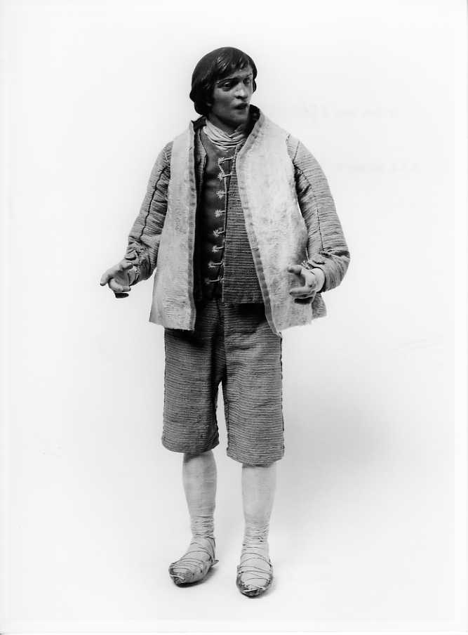 pastore rustico (statuetta di presepio) di Mosca Lorenzo (seconda metà sec. XVIII)