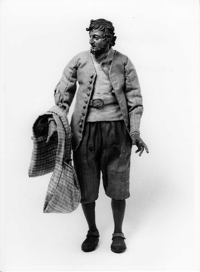 pastore (statuetta di presepio) di Gori Giuseppe (seconda metà sec. XVIII)