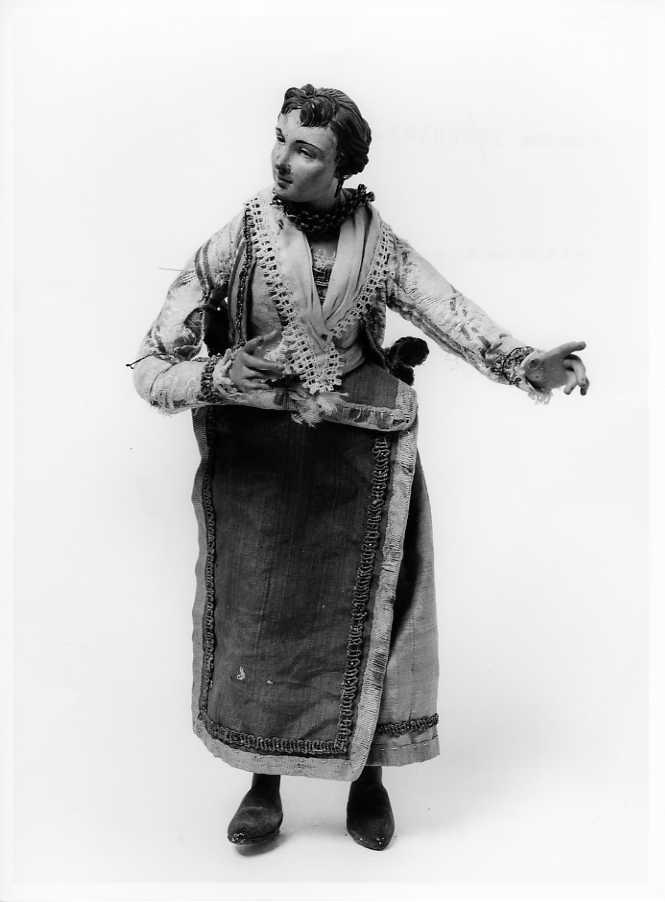 bambina (statuetta di presepio) di Ingaldi Nicola (seconda metà sec. XVIII)