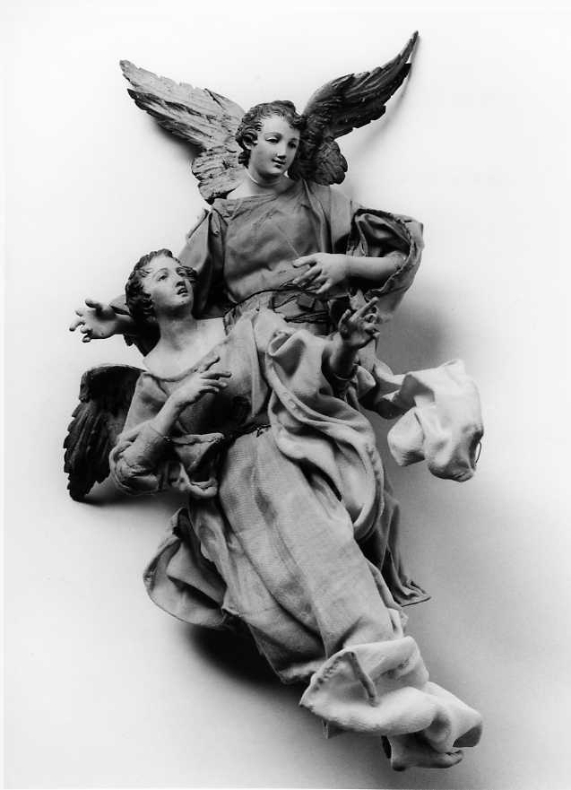 angeli (statuetta di presepio) di Schettino Tommaso (seconda metà sec. XVIII)