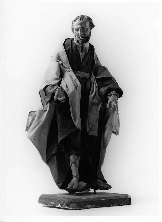 San Giuseppe (statuetta di presepio) di Schettino Tommaso (seconda metà sec. XVIII)