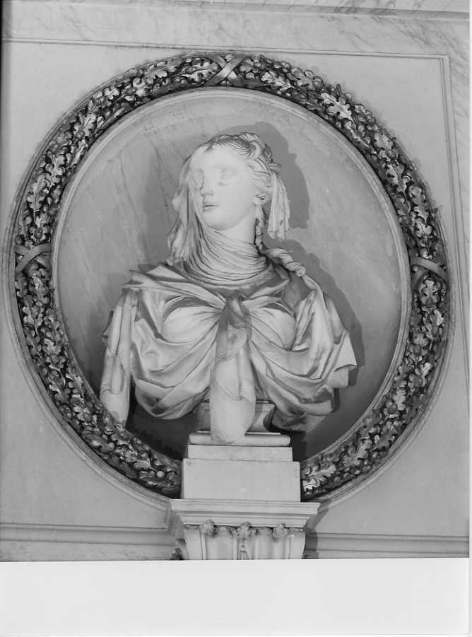 figura allegorica femminile (busto) di Bucciano Tommaso (sec. XVIII)