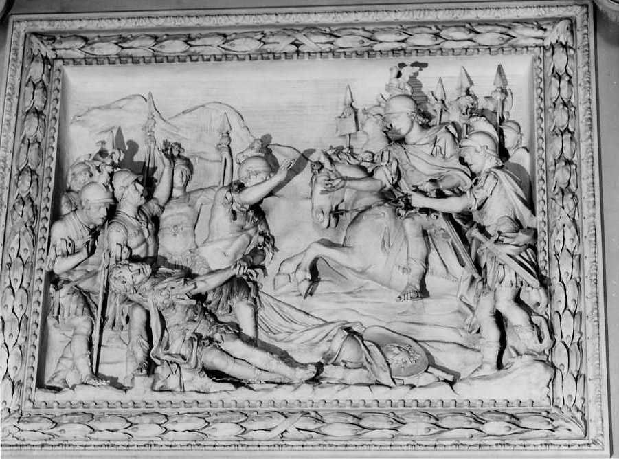 episodio della seconda guerre punica (rilievo) di Bucciano Tommaso (seconda metà sec. XVIII)