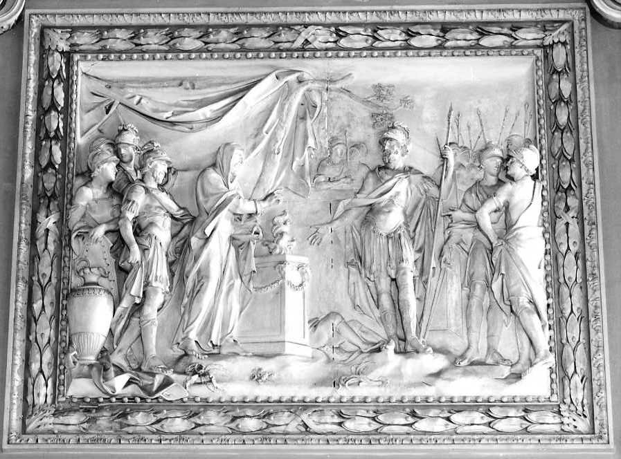 episodio della seconda guerre punica (rilievo) di Persico Paolo (attribuito) (seconda metà sec. XVIII)