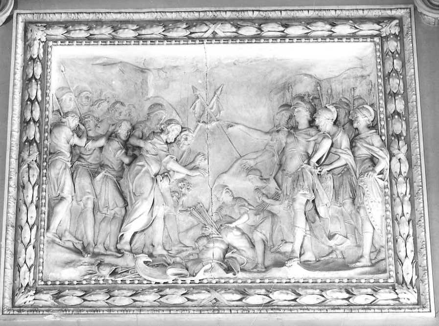 episodio della seconda guerre punica (rilievo) di Salomone Gaetano (attribuito) (seconda metà sec. XVIII)