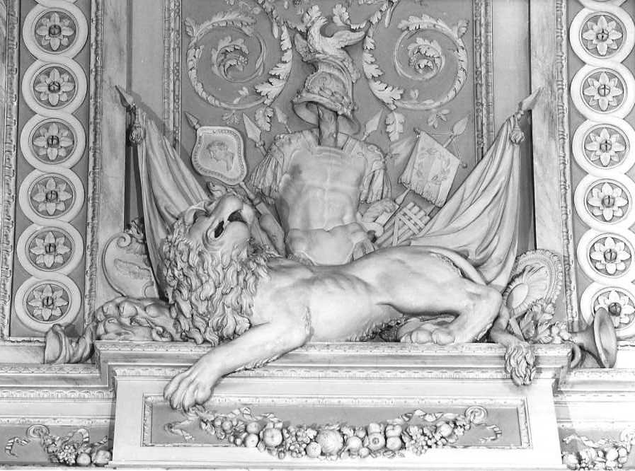 leone (rilievo, serie) di Salomone Gaetano (seconda metà sec. XVIII)