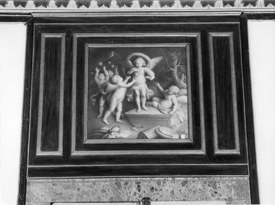 allegoria dell'architettura (dipinto) di De Angelis Desiderio (fine/inizio secc. XVIII/ XIX)