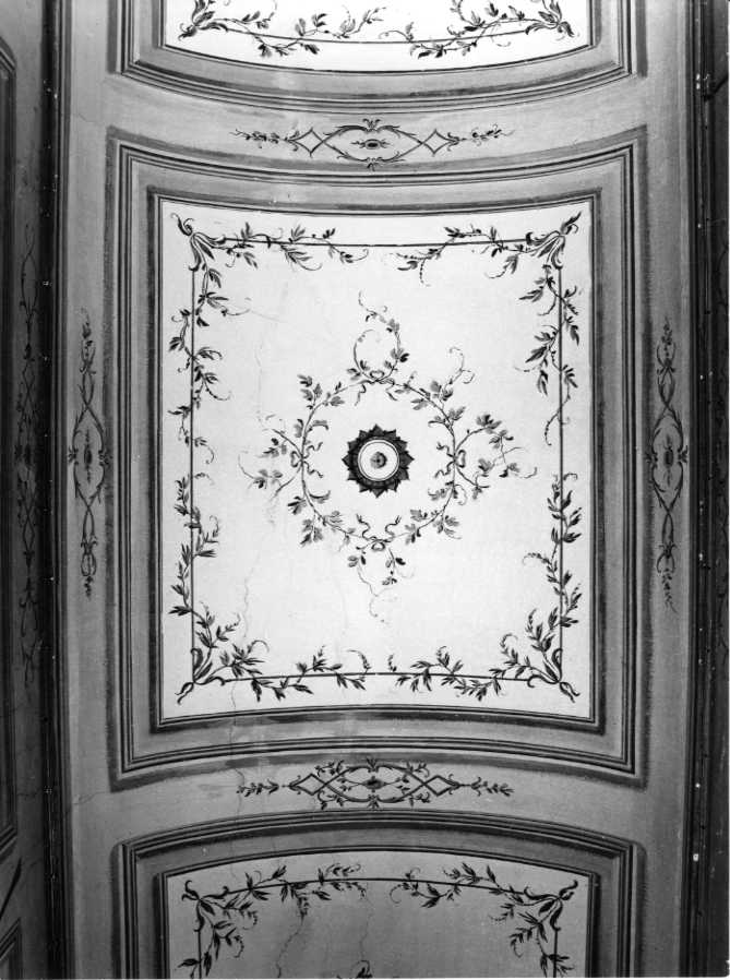 motivi decorativi vegetali (decorazione pittorica) - ambito napoletano (seconda metà sec. XVIII)