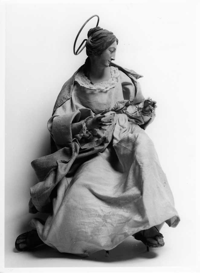 Madonna (statuetta di presepio) di Ingaldi Nicola (sec. XVIII)