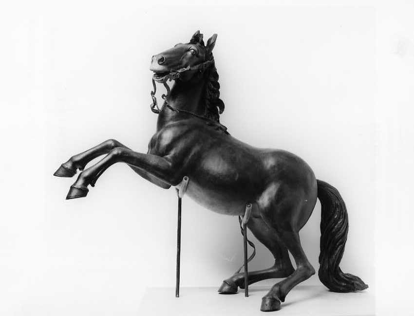 cavallo (statuetta di presepio) di Vassallo Nicola (bottega) (sec. XVIII)