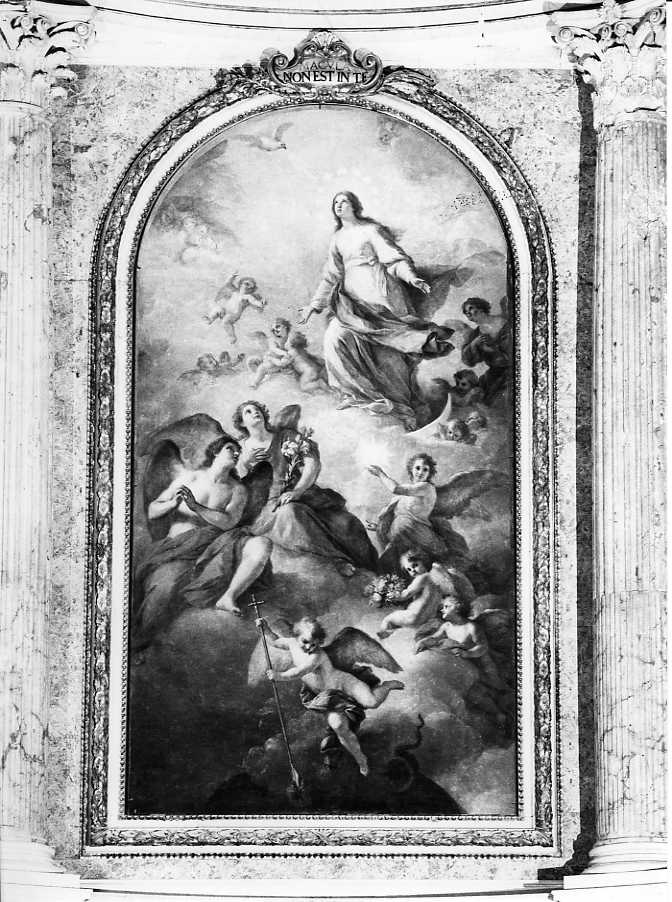 Madonna Immacolata (pala d'altare) di Bonito Giuseppe (sec. XVIII)