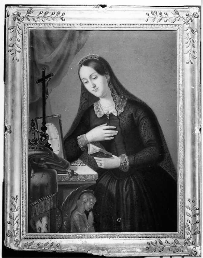 Ritratto della Beata Maria Cristina di Savoia (dipinto) di Marsigli Filippo (secondo quarto sec. XIX)