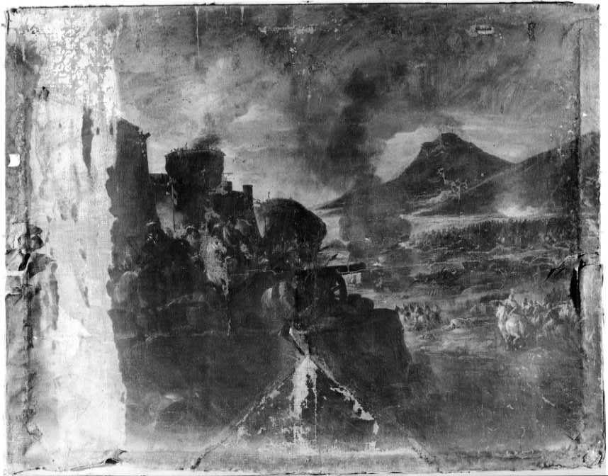 battaglia (dipinto) di Spolverini Ilario (prima metà sec. XVIII)