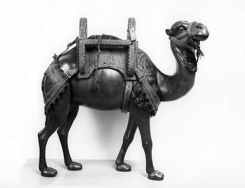 dromedario (statuetta di presepio) di Vassallo Nicola (bottega) (sec. XVIII)