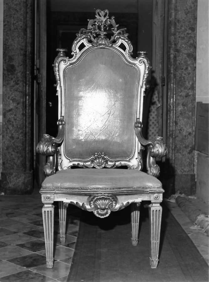 poltrona - bottega campana (fine sec. XVIII)