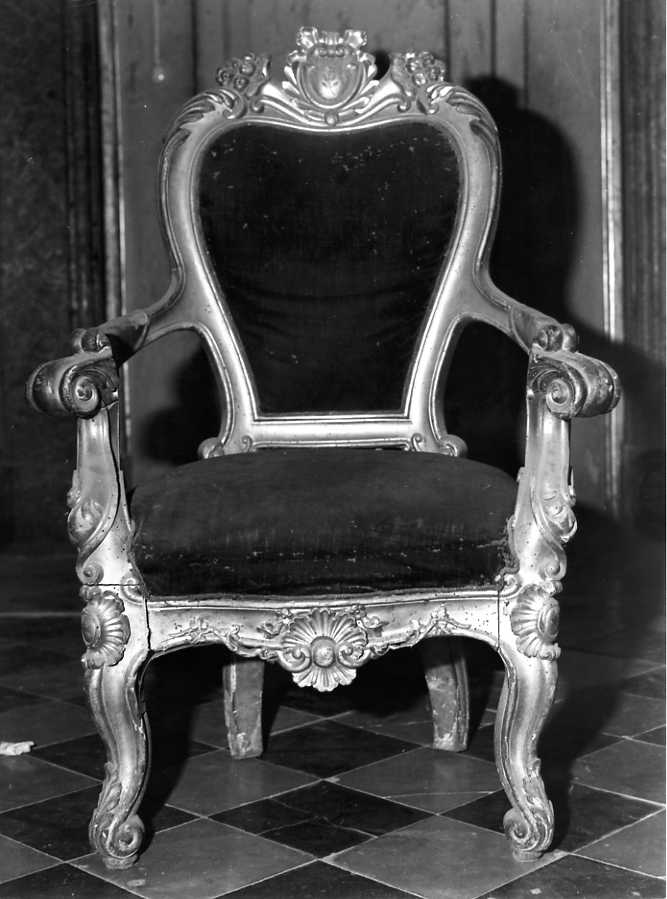 poltrona - bottega campana (sec. XVIII)