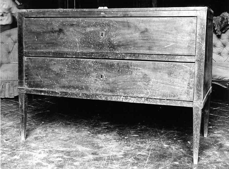 cassettone - bottega campana (metà sec. XVIII)