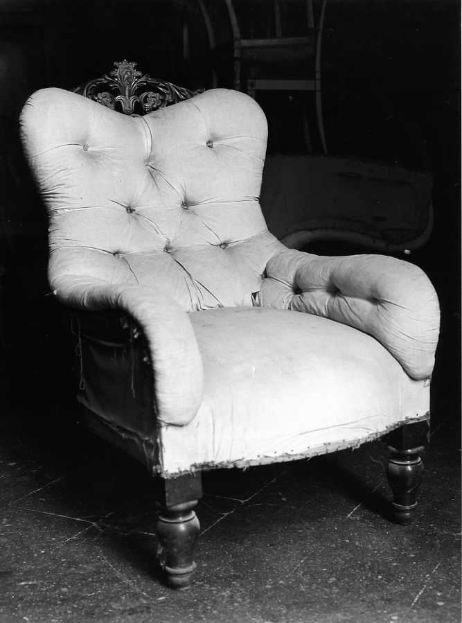 poltrona - bottega campana (metà sec. XIX)