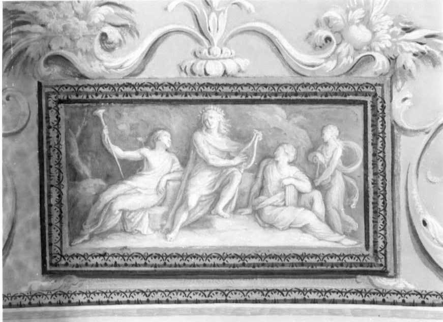 allegoria della Musica (dipinto) di De Angelis Desiderio, Brunelli Carlo (sec. XVIII)